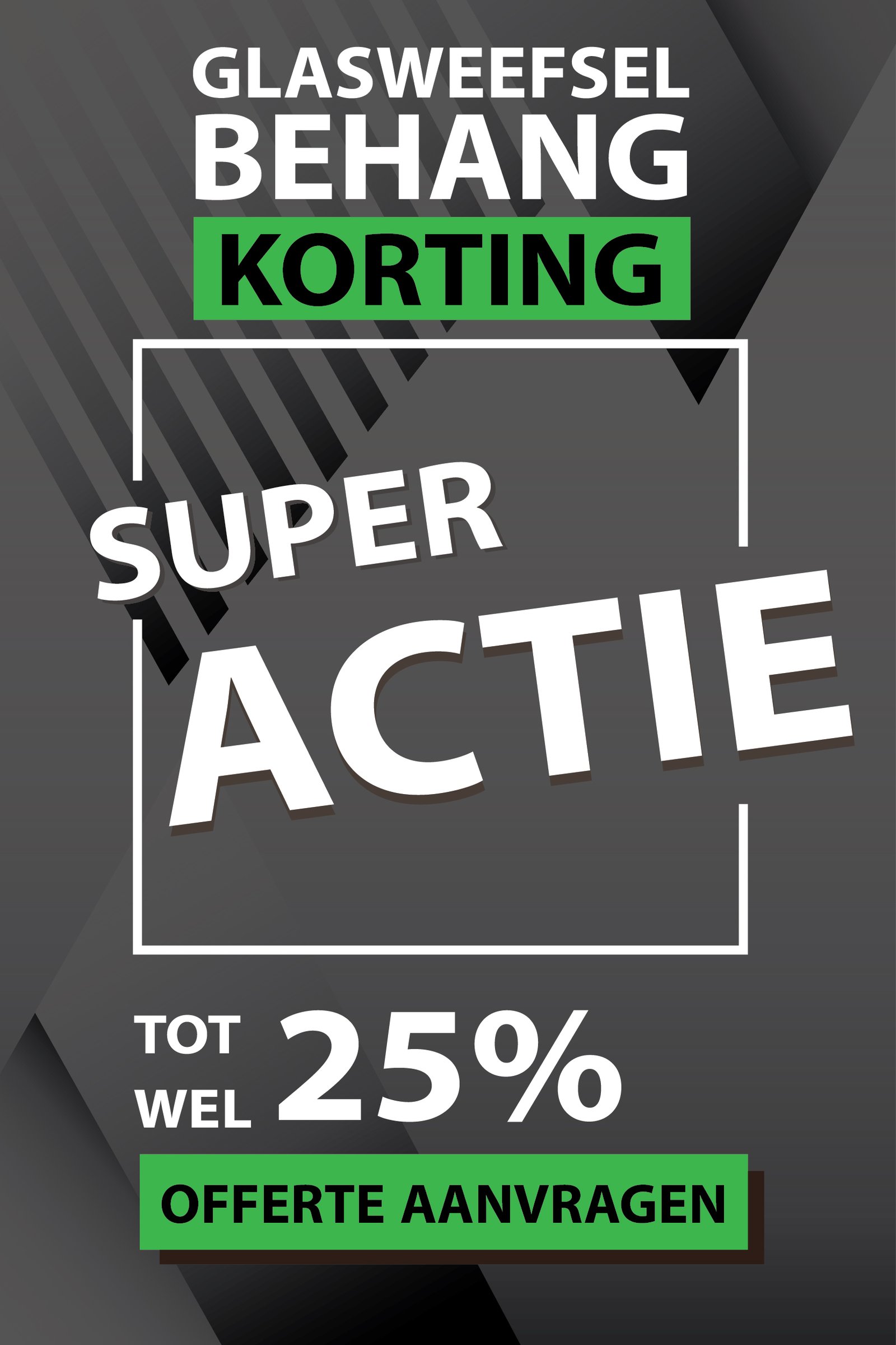 Glasweefselbehang korting